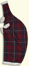 Cover f�r Great Highland Bagpipes aus Tartanstoff